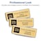 The Mighty Badge Badge Kit, Magnetic, Laser, Reusable, 1x3, 10/PK, Gold AVE71204 - alternate 6